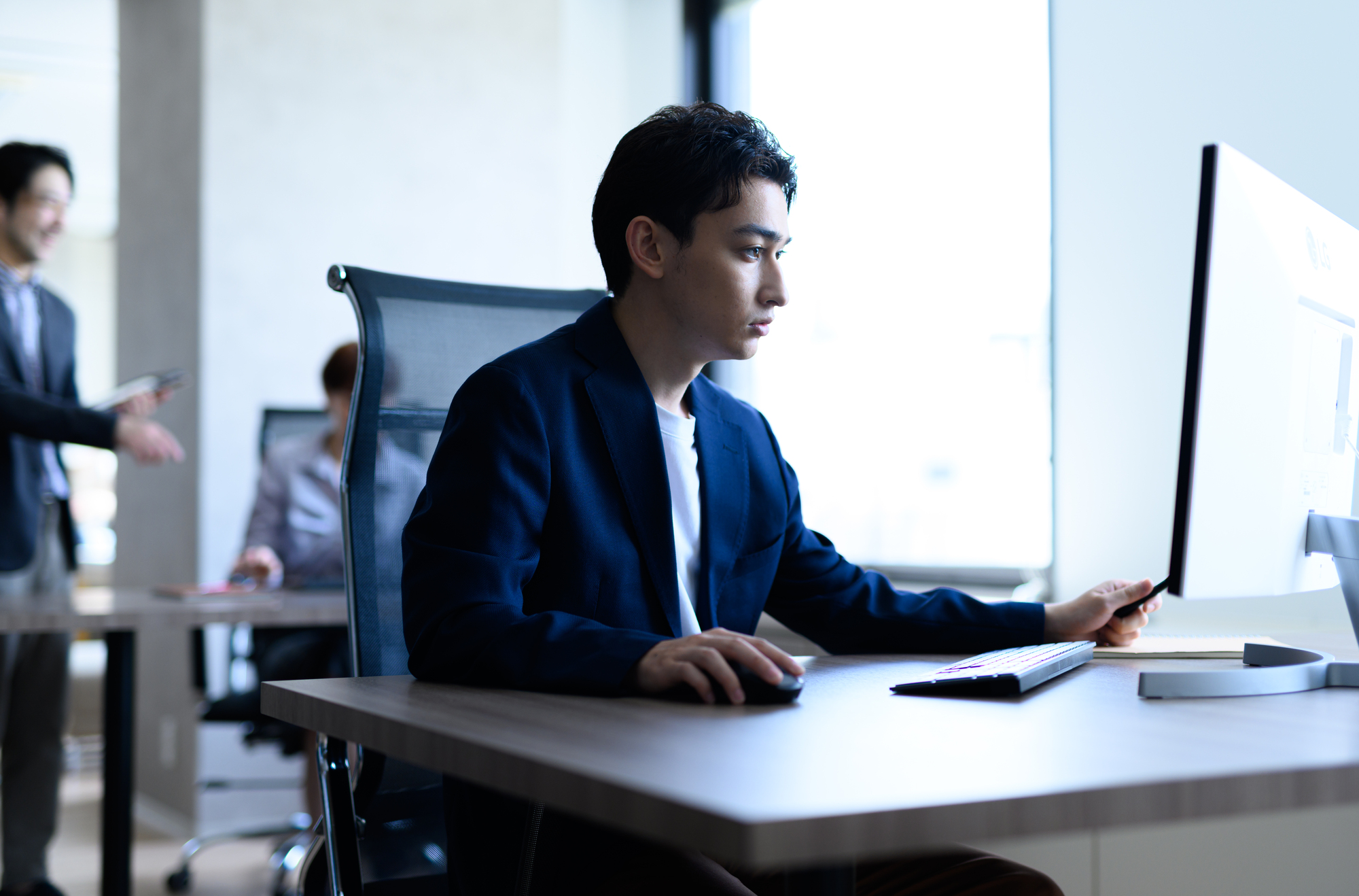 ITツールやWebを活用する様子